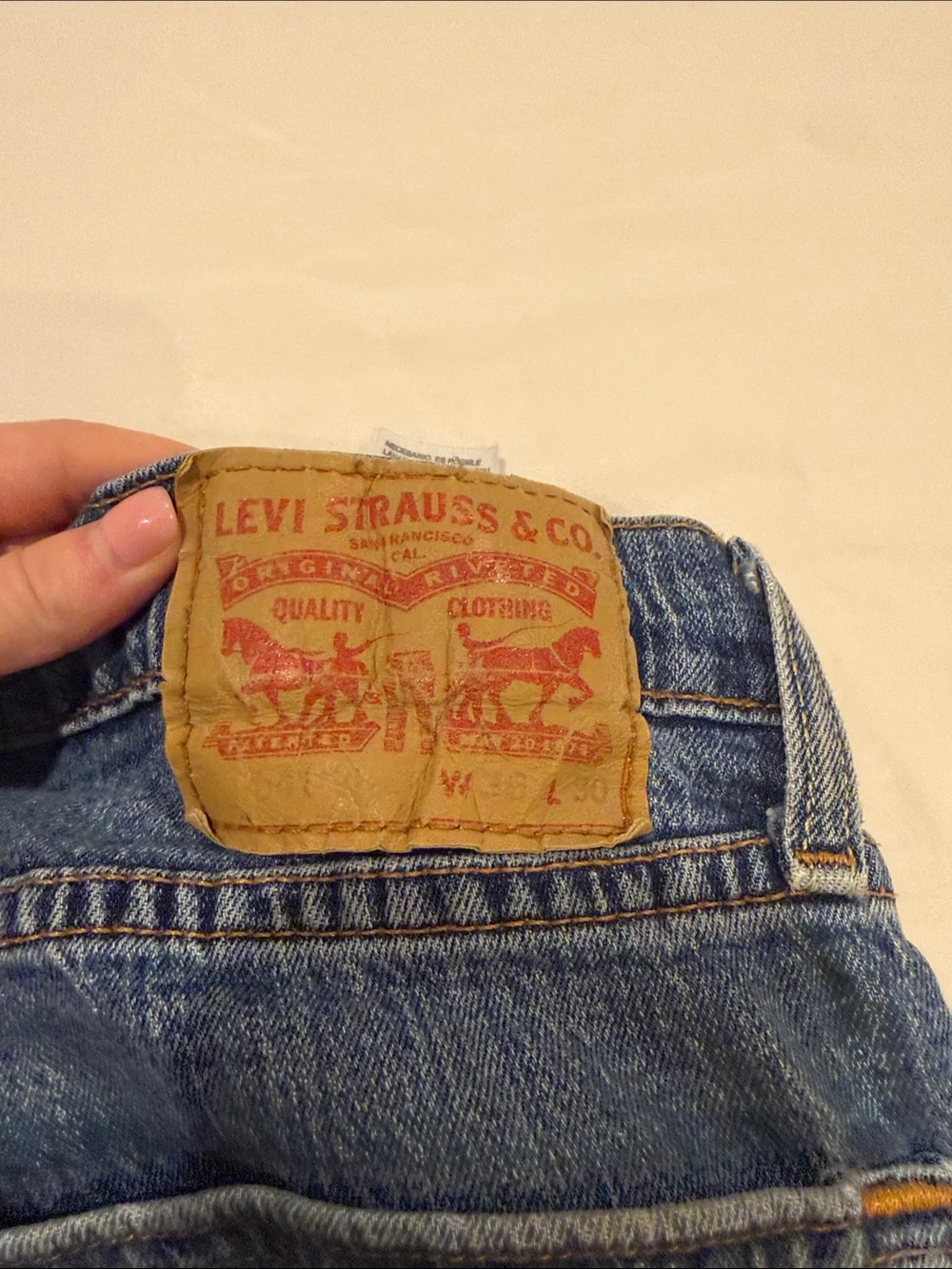 Levi's Men's Straight Leg Blue Jeans